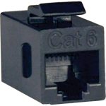 CAT6 Black Coupler RJ45F F