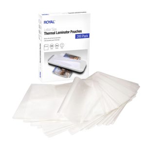 Royal 89425W 13623 Letter-Size Laminating Pouch, 200 Count