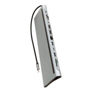 HELIX ETHHUBDH2 12-in-1 USB-C 100-Watt PD Docking Hub with Dual 4K HDMI