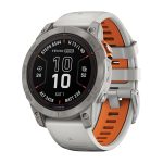 Garmin 010-02777-20 fenix 7 Pro Sapphire Solar Edition Smartwatch (Fog Gray)