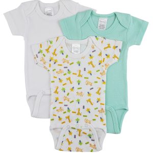 Short Sleeve One Piece 3 Pack Cs_0244s