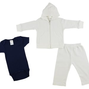 Infant Sweatshirt, Onezie And Pants - 3 Pc Set Cs_0226l