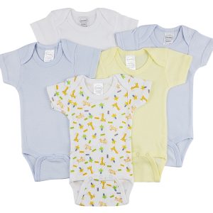 Short Sleeve One Piece 5 Pack Cs_0296nb