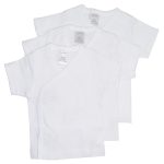 White Side Snap Short Sleeve Shirt - 3 Pack 075nb