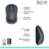 Logitech M185 Wireless Mouse, 2.4GHz with USB Mini Receiver, 1000 DPI Optical Tracking, Swift Grey - Image 6