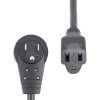 StarTech.com 10ft Power Extension Cord, Rotating Flat Plug Extension Cord, NEMA 5-15P to NEMA 5-15R Cable, 16 AWG, 125V/15A, UL Certified - Image 4