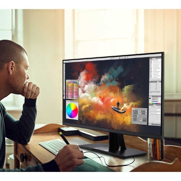 ViewSonic VP2756-4K 27 Inch 4K UHD IPS Ergonomic Monitor with Ultra-Thin Bezels, Color Accuracy, Pantone Validated, 60W USB C - Image 5