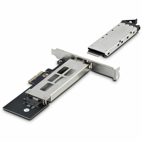 StarTech.com M.2 NVMe SSD to PCIe x4 Removable Mobile Rack for PCI Express Expansion Slot, Tool-less Installation, PCIe Hot-Swap Drive Bay - Image 3