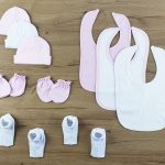 10 Pc Set Of Bibs, Caps, Booties Ls_0641