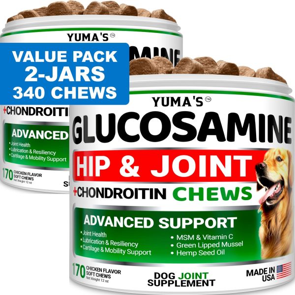 (2 Pack) Glucosamine for Dogs   Made in USA