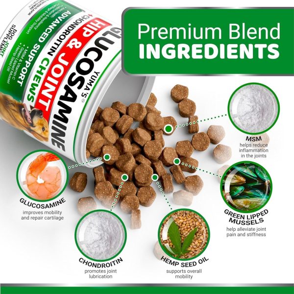 (2 Pack) Glucosamine for Dogs   Made in USA - Image 3