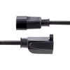 StarTech.com 3ft (1m) Power Extension Cord, IEC C14 to NEMA 5-15R, 10A 125V, 18AWG, Black, Outlet Extension Cable for Power Supplies - Image 3