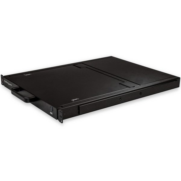 StarTech.com 8 Port Rackmount KVM Console w/ Cables - Integrated KVM Switch w/ 17" LCD - 1U LCD KVM Drawer 50000 MTBF - USB + VGA Support - Image 5