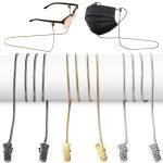 SIGONNA Eyeglass Chains for Women   Metal Glasses Chain   Eyeglasses String Holder Around Neck   Eyeglass Chains Cords Necklace Strap   3 Pcs