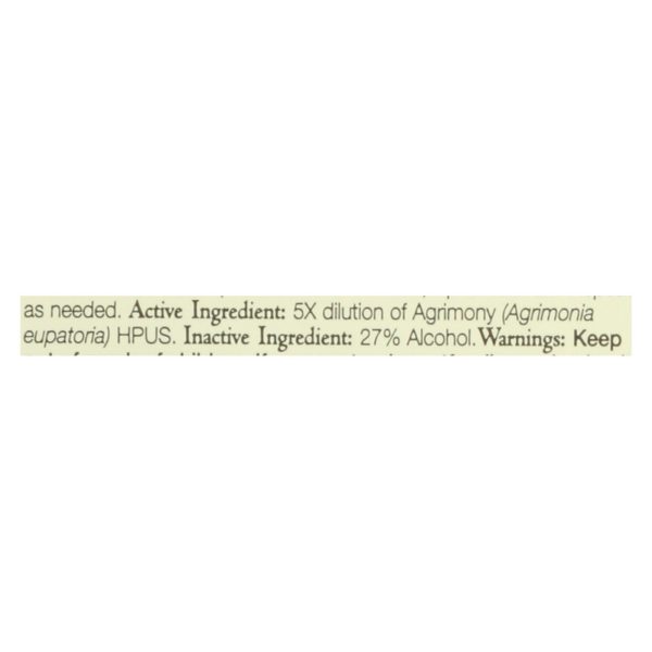 Bach Flower Remedies Essence Agrimony - 0.7 fl oz