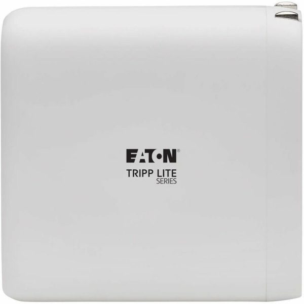 Eaton Tripp Lite Series 4-Port Compact USB Wall Charger - GaN Technology, 100W PD Charging, 2 USB-C & 2 USB-A, White - Image 4