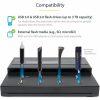 StarTech.com Standalone 1 to 7 USB Thumb Drive Duplicator/Eraser, Multiple USB Flash Drive Copier/Cloner, Sector-by-Sector Copy, Sanitizer - Image 3