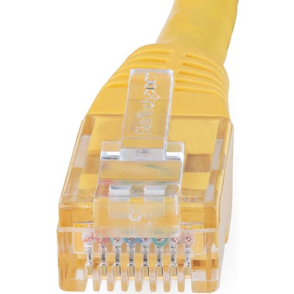 StarTech.com 35ft CAT6 Ethernet Cable - Yellow Molded Gigabit - 100W PoE UTP 650MHz - Category 6 Patch Cord UL Certified Wiring/TIA - Image 2