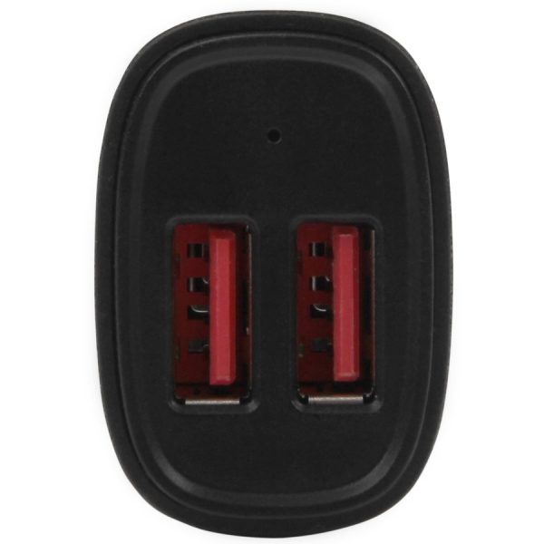 StarTech.com Dual Port USB Car Charger - Black - High Power 24W/4.8A - 2 port USB Car Charger - Charge two tablets at once - Image 2
