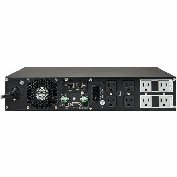 Eaton Tripp Lite Series SmartOnline 1500VA 1350W 120V Double-Conversion UPS - 8 Outlets, Extended Run, Network Card Included, LCD, USB, DB9, 2U Rack/Tower - Image 7