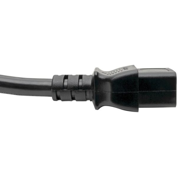 Eaton Tripp Lite Series Power Extension Cord, C19 to C20 - Heavy-Duty, 20A, 250V, 12 AWG, 2 ft. (0.61 m), Black - Image 4