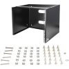 StarTech.com 8U Wall Mount Rack, 14in Deep, 19 inch Wall Mount Network Rack, Wall Mounting Patch Panel Bracket for Switch/IT Equipment - Image 7