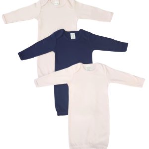 Newborn Baby Girl 3 Piece Gown Set Nc_0891