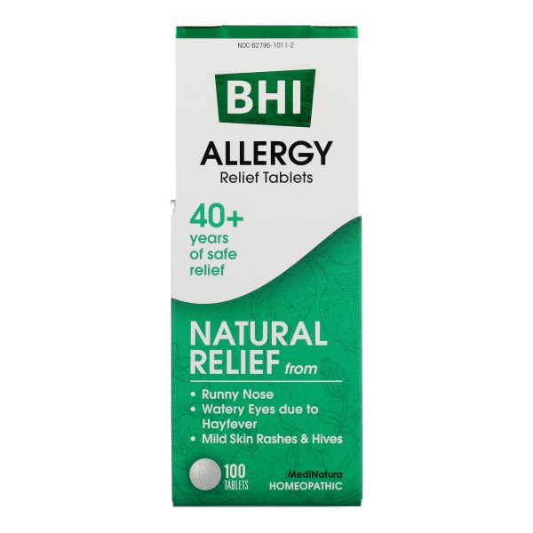 BHI - Allergy Relief - 100 Tablets - Image 2