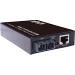 Eaton Tripp Lite Series Hardened Gigabit Fiber to Ethernet Media Converter, 10/100/1000 Mbps, RJ45/SC Singlemode, -10° to 60°C, 10 km (6.2 mi.), TAA