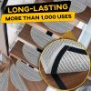 Hook and Loop Tape Roll with Heavy Duty Adhesive Industrial Strength Easy to Cut Strong Hook and Loop Strips with Sticky Back Black 1 Inch x 30 Feet - Image 5
