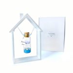 Tiny Magical Message in a Bottle Gift Idea   Classy Inspirational Gifts for Him and Her   Unique Presents for Women and Men (Blue Sand   Adventure Awaits in Wooden Frame)