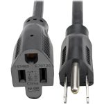 Eaton Tripp Lite Series Power Extension Cord, NEMA 5-15P to NEMA 5-15R - 13A, 120V, 16 AWG, 6 ft. (1.83 m), Black