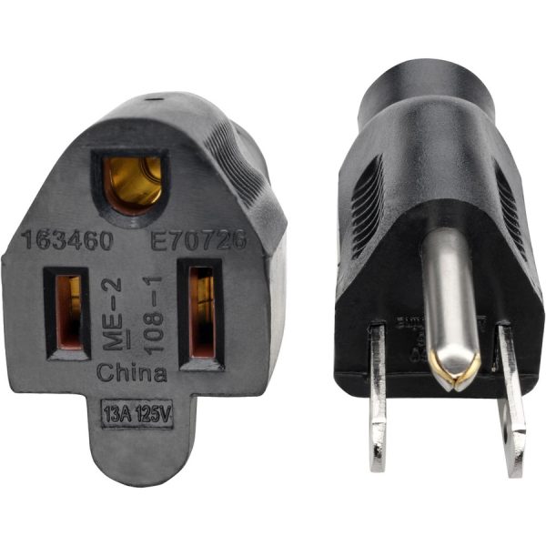 Eaton Tripp Lite Series Power Extension Cord, NEMA 5-15P to NEMA 5-15R - 13A, 120V, 16 AWG, 6 ft. (1.83 m), Black - Image 3
