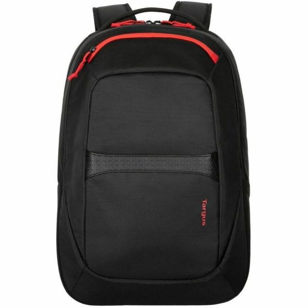 Targus Strike II TBB639GL Carrying Case (Backpack) for 17" to 18" Notebook - Black/Red