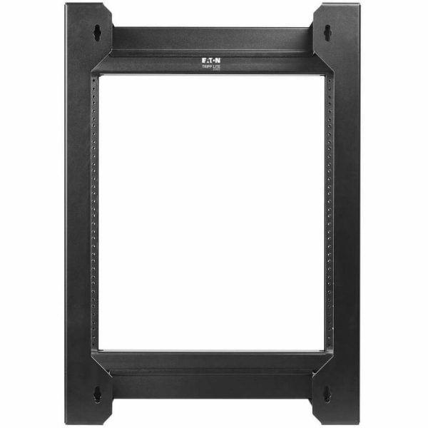 Eaton Tripp Lite Series SmartRack 12U Wall-Mount 2-Post Open Frame Rack, Hinged Front, Heavy Duty - Image 2
