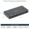 StarTech.com 2 Port Hybrid USB-A + HDMI & USB-C KVM Switch, Single 4K 60Hz HDMI 2.0 Monitor, Compact Desktop and/or Laptop HDMI KVM Switch - Image 5