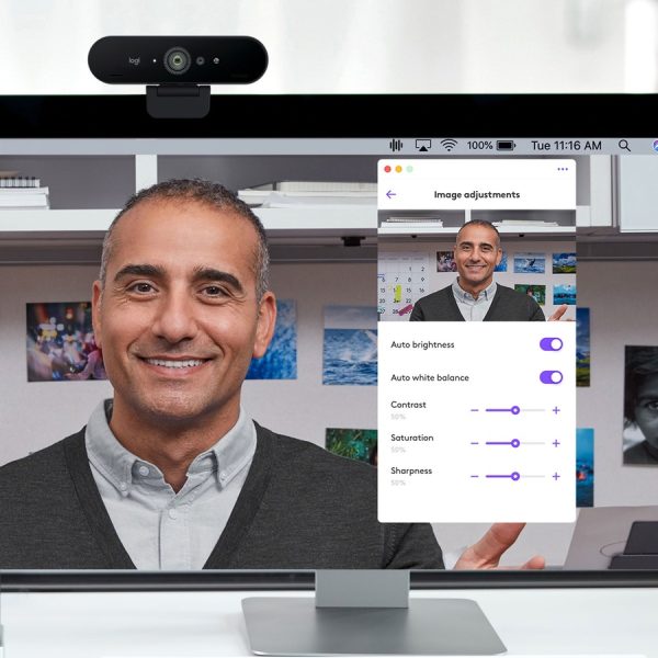 Logitech Brio Webcam 90 fps- USB Type A - Image 8