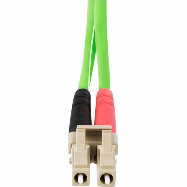 StarTech.com 15m (49.2ft) LC to LC (UPC) OM5 Multimode Fiber Optic Cable, 50/125µm Duplex Zipcord, 40G/100G, LSZH Fiber Jumper Cord - Image 4