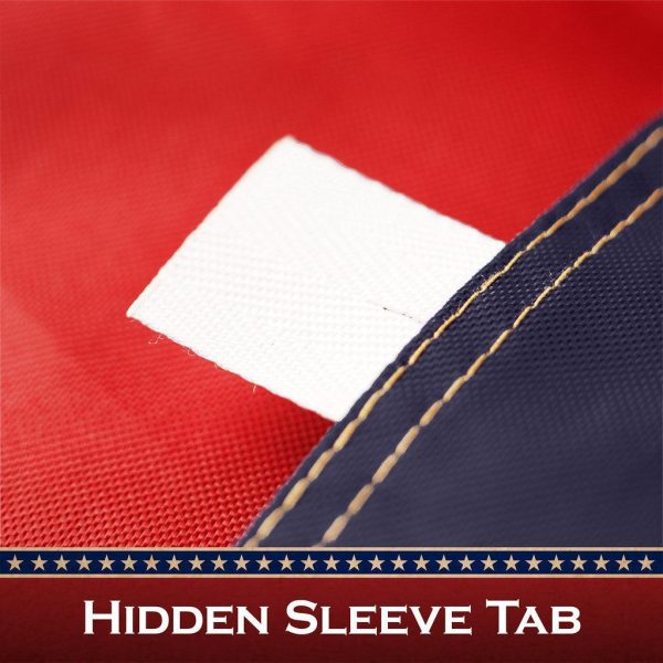 G128 5 Pack: Texas Tea-Stained Flag | 2x3 Ft | ToughWeave Pro Series Pole Sleeve Embroidered 420D Polyester | Embroidered Design, Indoor/Outdoor, High Quality, NO Flagpole Included - Image 6