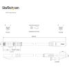 StarTech.com 75ft CAT6 Ethernet Cable - Gray Snagless Gigabit - 100W PoE UTP 650MHz Category 6 Patch Cord UL Certified Wiring/TIA - Image 8
