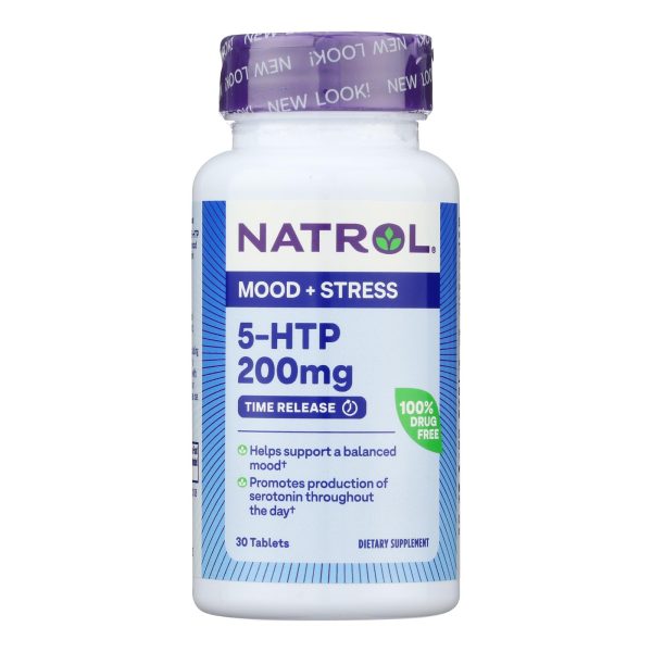 Natrol 5-HTP TR Time Release - 200 mg - 30 Tablets - Image 2