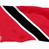 G128 Trinidad and Tobago Flag | 3x5 Ft | LiteWeave Pro Series Printed 150D Polyester | Country Flag, Indoor/Outdoor, Vibrant Colors, Brass Grommets, Thicker and More Durable Than 100D 75D Polyester