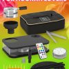 M. ROSENFELD Black Hookah Set   Premium Portable Hookah Set With Everything And Bag For Travel Flat Hookah Box Hookah Set With Charcoal Holder & Coal Cover  Travel Hookah Set With Everything - Image 2