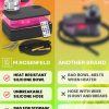 M. ROSENFELD Black Hookah Set   Premium Portable Hookah Set With Everything And Bag For Travel Flat Hookah Box Hookah Set With Charcoal Holder & Coal Cover  Travel Hookah Set With Everything - Image 5