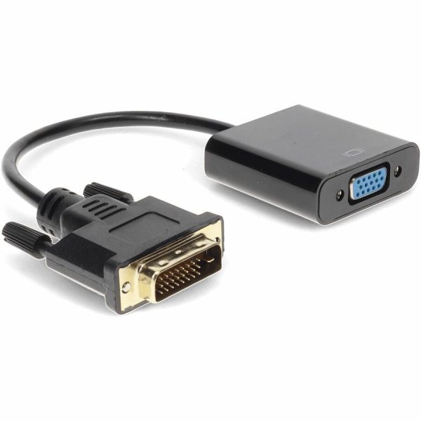 5PK DVI-D Single Link (18+1 pin) Male to VGA Female Black Active Adapters For Resolution Up to 1920x1200 (WUXGA) - Image 7