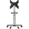 Eaton Tripp Lite Series Premier Rolling TV Cart for 32" to 55" Displays, Black Glass Base and Shelf, Locking Casters - Image 6