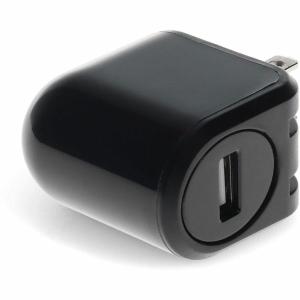 AddOn Wall Plug to USB 2.0 (A) 5V 2.4A for US Black - Image 7