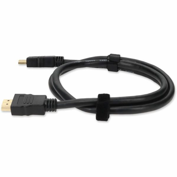 5PK 6ft HDMI 1.4 Male to HDMI 1.4 Male Black Cables Which Supports Ethernet Channel For Resolution Up to 4096x2160 (DCI 4K) - Image 2