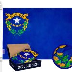 Nevada State Flag 210D Embroidered Polyester 3x5 Ft - Double Sided 2ply
