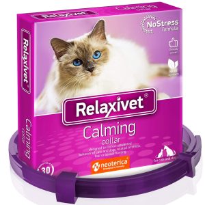 Cat Calming Collar & Pet Anti Anxiety Products   Feline Calm Pheromones Collars & Cats Stress Relief   Comfort Helps with Pee New Zone Aggression Fighting with Dogs & Other Behavior